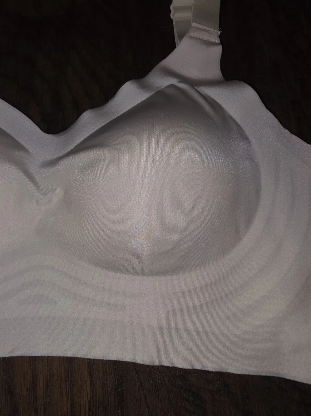 Wireless Cream Seamless Support Bra with Light Molding